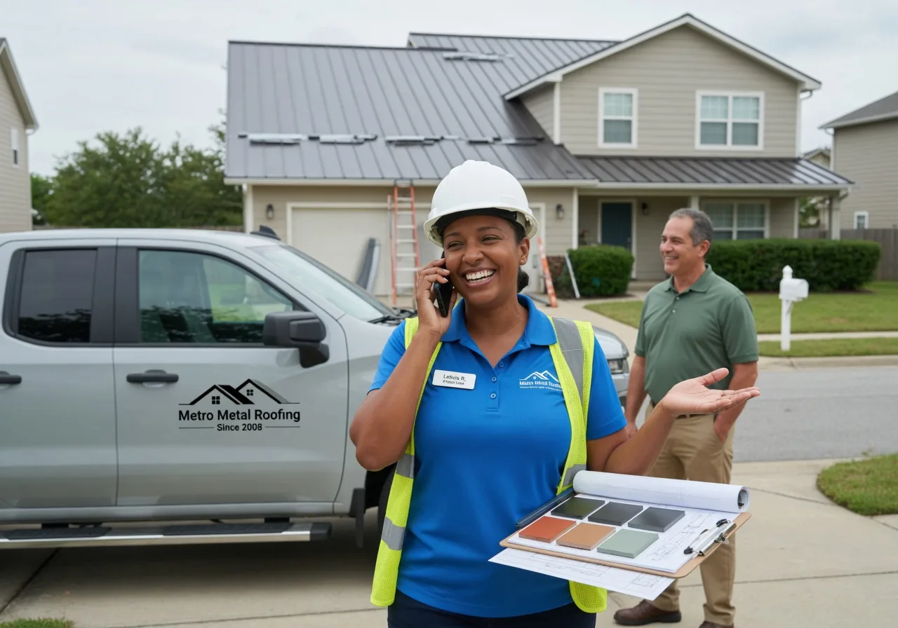 Storm Damage Metal Roof Repair in Scotland, GA